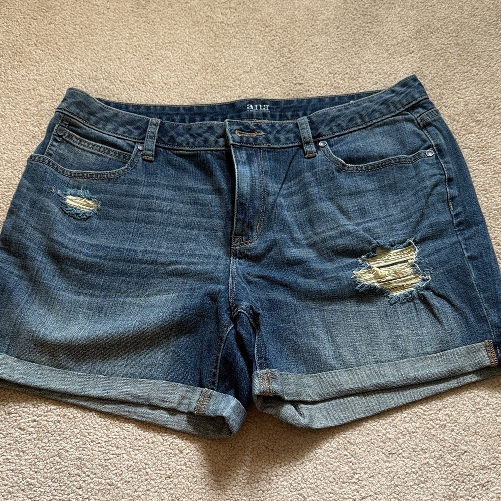 a.n.a Dark Blue Jean Shorts size 12